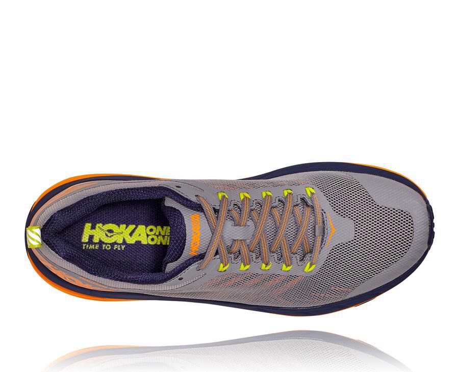 Tenis Trail Hoka One One Masculino Cinzentas - Challenger Atr 5 - 608-VMGJED